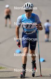 18.07.2024, Madona, Latvia (LAT): Giovanni Lorenzetti (ITA) - FIS Rollerski World Cup, team sprint, Madona (LAT). www.nordicfocus.com. © Koksarovs/NordicFocus. Every downloaded picture is fee-liable.