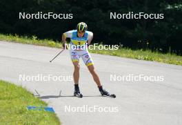 18.07.2024, Madona, Latvia (LAT): Linn Soemsskar (SWE) - FIS Rollerski World Cup, team sprint, Madona (LAT). www.nordicfocus.com. © Koksarovs/NordicFocus. Every downloaded picture is fee-liable.