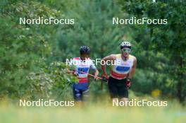 18.07.2024, Madona, Latvia (LAT): Aironas Puras (LTU) - FIS Rollerski World Cup, team sprint, Madona (LAT). www.nordicfocus.com. © Koksarovs/NordicFocus. Every downloaded picture is fee-liable.