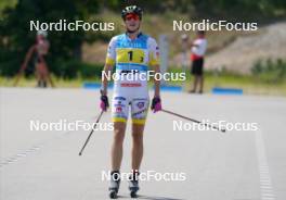 18.07.2024, Madona, Latvia (LAT): Linn Soemskar (SWE) - FIS Rollerski World Cup, team sprint, Madona (LAT). www.nordicfocus.com. © Koksarovs/NordicFocus. Every downloaded picture is fee-liable.