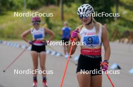 18.07.2024, Madona, Latvia (LAT): Lasma Marta Bekere (LAT) - FIS Rollerski World Cup, team sprint, Madona (LAT). www.nordicfocus.com. © Koksarovs/NordicFocus. Every downloaded picture is fee-liable.