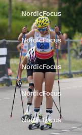 18.07.2024, Madona, Latvia (LAT): Yevheniia Murach (UKR) - FIS Rollerski World Cup, team sprint, Madona (LAT). www.nordicfocus.com. © Koksarovs/NordicFocus. Every downloaded picture is fee-liable.