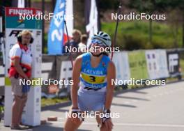 18.07.2024, Madona, Latvia (LAT): Teiloora Ojaste (EST) - FIS Rollerski World Cup, team sprint, Madona (LAT). www.nordicfocus.com. © Koksarovs/NordicFocus. Every downloaded picture is fee-liable.