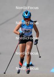 18.07.2024, Madona, Latvia (LAT): Katya Galstyan (ARM) - FIS Rollerski World Cup, team sprint, Madona (LAT). www.nordicfocus.com. © Koksarovs/NordicFocus. Every downloaded picture is fee-liable.