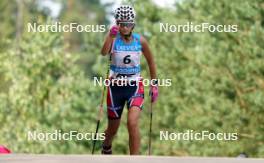 18.07.2024, Madona, Latvia (LAT): Aase Stroem (NOR) - FIS Rollerski World Cup, team sprint, Madona (LAT). www.nordicfocus.com. © Koksarovs/NordicFocus. Every downloaded picture is fee-liable.