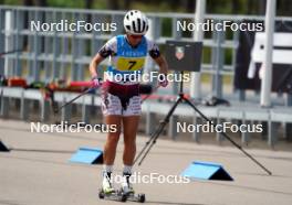 18.07.2024, Madona, Latvia (LAT): Kitija Auzina (LAT) - FIS Rollerski World Cup, team sprint, Madona (LAT). www.nordicfocus.com. © Koksarovs/NordicFocus. Every downloaded picture is fee-liable.