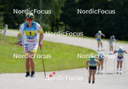 18.07.2024, Madona, Latvia (LAT): Linn Soemsskar (SWE) - FIS Rollerski World Cup, team sprint, Madona (LAT). www.nordicfocus.com. © Koksarovs/NordicFocus. Every downloaded picture is fee-liable.