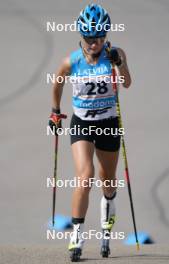 18.07.2024, Madona, Latvia (LAT): Anastasiia Nikon (UKR) - FIS Rollerski World Cup, team sprint, Madona (LAT). www.nordicfocus.com. © Koksarovs/NordicFocus. Every downloaded picture is fee-liable.