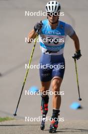 18.07.2024, Madona, Latvia (LAT): Riccardo Masiero (ITA) - FIS Rollerski World Cup, team sprint, Madona (LAT). www.nordicfocus.com. © Koksarovs/NordicFocus. Every downloaded picture is fee-liable.