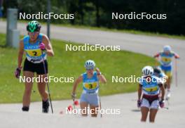 18.07.2024, Madona, Latvia (LAT): Keidy Kaasiku (EST) - FIS Rollerski World Cup, team sprint, Madona (LAT). www.nordicfocus.com. © Koksarovs/NordicFocus. Every downloaded picture is fee-liable.