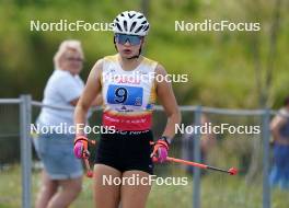 18.07.2024, Madona, Latvia (LAT): Lasma Bekere (LAT) - FIS Rollerski World Cup, team sprint, Madona (LAT). www.nordicfocus.com. © Koksarovs/NordicFocus. Every downloaded picture is fee-liable.