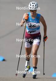 18.07.2024, Madona, Latvia (LAT): Samanta Krampe (LAT) - FIS Rollerski World Cup, team sprint, Madona (LAT). www.nordicfocus.com. © Koksarovs/NordicFocus. Every downloaded picture is fee-liable.