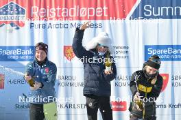 06.04.2024, Setermoen-Bardufoss, Norway (NOR): Victoria Carl (GER), Astrid Oeyre Slind (NOR), Emilie Fleten (NOR), (l-r) - Ski Classics Reistadlopet, Setermoen-Bardufoss (NOR). www.nordicfocus.com. © Reichert/NordicFocus. Every downloaded picture is fee-liable.