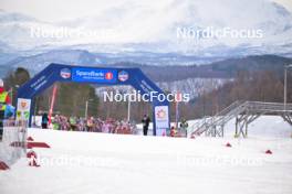 07.04.2024, Bardufoss-Finnsnes, Norway (NOR): Thomas Bing (GER), Amund Hoel (NOR), Johan Hoel (NOR), Thomas Oedegaarden (NOR), Stanislav Rezac (CZE), (l-r) - Ski Classics Summit 2 Senja, Bardufoss-Finnsnes (NOR). www.nordicfocus.com. © Reichert/NordicFocus. Every downloaded picture is fee-liable.