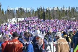 13.04.2024, Hafjell, Norway (NOR): Event Feature: Start of the Janteloppet over 20 km - Ski Classics Grand Finale Janteloppet - Hafjell (NOR). www.nordicfocus.com. © Reichert/NordicFocus. Every downloaded picture is fee-liable.