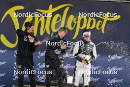 13.04.2024, Hafjell, Norway (NOR): Runar Skaug Mathisen (NOR), Torleif Syrstad (NOR), Max Novak (SWE), (l-r) - Ski Classics Grand Finale Janteloppet - Hafjell (NOR). www.nordicfocus.com. © Reichert/NordicFocus. Every downloaded picture is fee-liable.